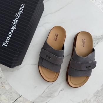 Шлепанцы ZEGNA Артикул BMS-144825. Вид 1