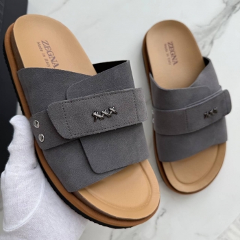 Шлепанцы ZEGNA Артикул BMS-144825. Вид 3