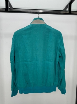 Льняной бомбер  Kiton Артикул BMS-144984. Вид 3