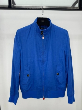 Льняной бомбер  Kiton Артикул BMS-144983. Вид 1