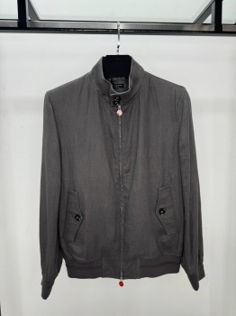 Льняной бомбер  Kiton Артикул BMS-144982. Вид 1