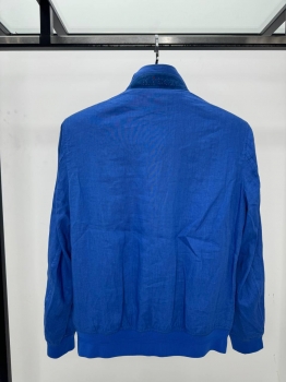 Льняной бомбер  Kiton Артикул BMS-144983. Вид 3