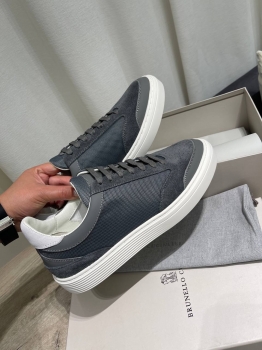 Кеды мужские  Brunello Cucinelli Артикул BMS-145312. Вид 4