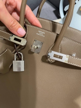  Сумка женская Birkin , 25  Swift Leather Hermes Артикул BMS-145592. Вид 2