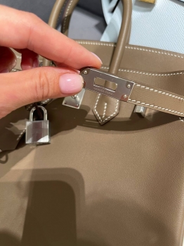  Сумка женская Birkin , 25  Swift Leather Hermes Артикул BMS-145592. Вид 3