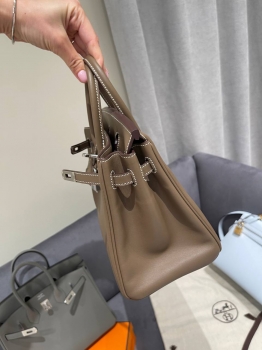  Сумка женская Birkin , 25  Swift Leather Hermes Артикул BMS-145592. Вид 6