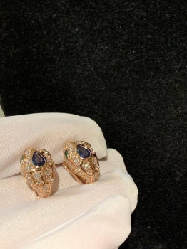 Серьги Serpenti из белого золота 18 карат Bvlgari Артикул BMS-145925. Вид 2