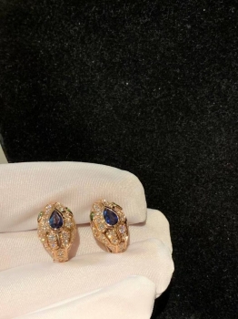 Серьги Serpenti из белого золота 18 карат Bvlgari Артикул BMS-145925. Вид 3