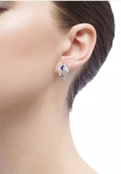 Серьги Serpenti из белого золота 18 карат Bvlgari Артикул BMS-145925. Вид 4