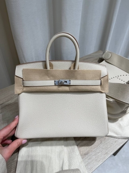 Сумка женская Birkin 25, Togo, РHW Hermes Артикул BMS-145866. Вид 1