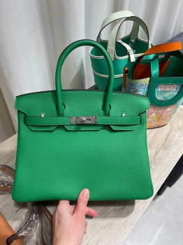 Сумка женская Birkin 30 , Togo, РHW Hermes Артикул BMS-146057. Вид 1