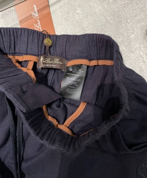 Льняные шорты  Loro Piana Артикул BMS-146241. Вид 3