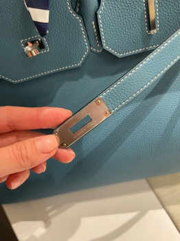 Сумка женская  Birkin, 35 PHW Hermes Артикул BMS-146332. Вид 2