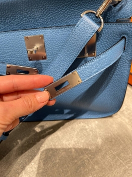 Сумка женская Jypsiere 28 cm, PHW Clemence leather Hermes Артикул BMS-146363. Вид 6