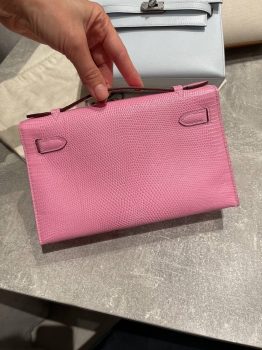 Сумка женская  Pochette,  Lezard Natura Hermes Артикул BMS-146406. Вид 4