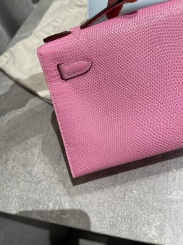 Сумка женская  Pochette,  Lezard Natura Hermes Артикул BMS-146406. Вид 5