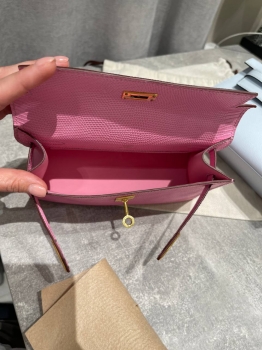 Сумка женская  Pochette,  Lezard Natura Hermes Артикул BMS-146406. Вид 7