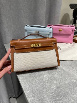 Сумка женская Kelly Pochette Hermes Артикул BMS-146408. Вид 1