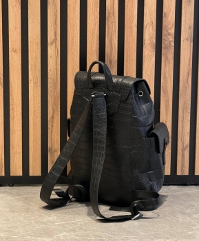Рюкзак из натуральной кожи крокодила Louis Vuitton Артикул BMS-146416. Вид 2