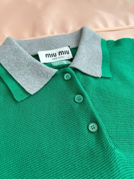 Поло Miu Miu Артикул BMS-146564. Вид 3