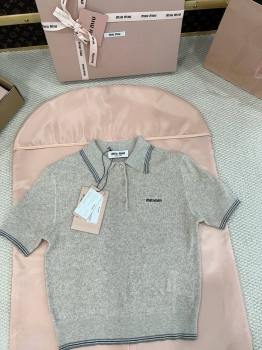 Поло Miu Miu Артикул BMS-146563. Вид 3