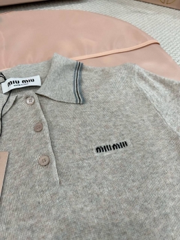 Поло Miu Miu Артикул BMS-146563. Вид 4