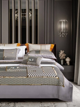  Комплект постельного белья  Hermes Артикул BMS-146841. Вид 4