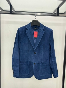 Пиджак из натуральной замши  Kiton Артикул BMS-146885. Вид 1