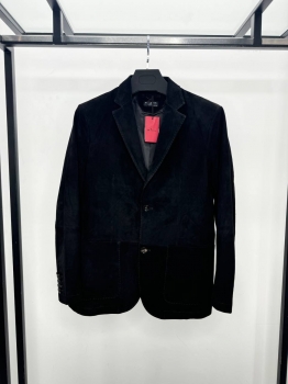 Пиджак из натуральной замши  Kiton Артикул BMS-146883. Вид 1