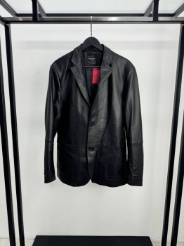 Пиджак из натуральной кожи   Kiton Артикул BMS-146886. Вид 1