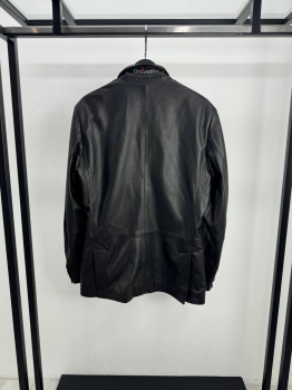Пиджак из натуральной кожи   Kiton Артикул BMS-146886. Вид 3