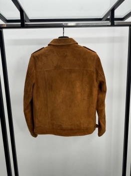 Куртка из натуральной замши Brunello Cucinelli Артикул BMS-146897. Вид 2