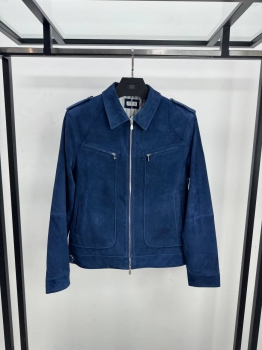 Куртка из натуральной замши Brunello Cucinelli Артикул BMS-146896. Вид 1