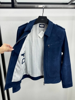 Куртка из натуральной замши Brunello Cucinelli Артикул BMS-146896. Вид 2