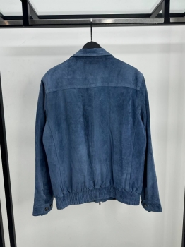 Куртка из натуральной замши Brunello Cucinelli Артикул BMS-146907. Вид 3