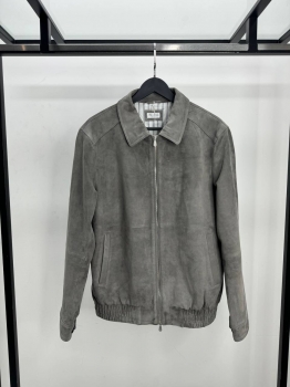 Куртка из натуральной замши Brunello Cucinelli Артикул BMS-146906. Вид 1