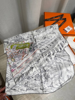 Платок Hermes Артикул BMS-147155. Вид 4