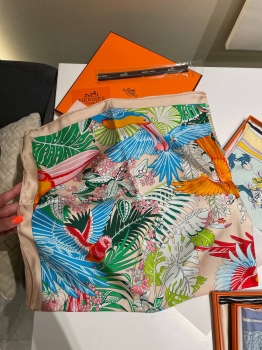 Платок  Hermes Артикул BMS-147264. Вид 3