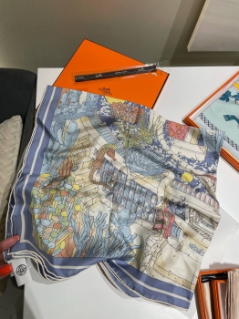Платок  Hermes Артикул BMS-147263. Вид 1