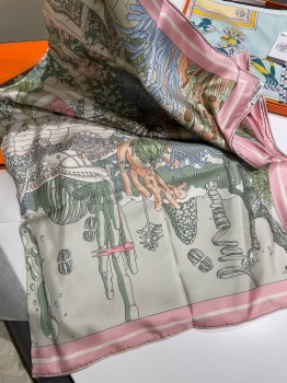 Платок  Hermes Артикул BMS-147261. Вид 3