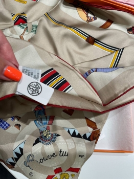 Платок  Hermes Артикул BMS-147254. Вид 3