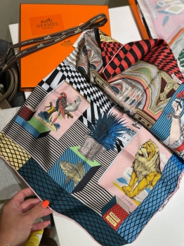 Платок  Hermes Артикул BMS-147252. Вид 2