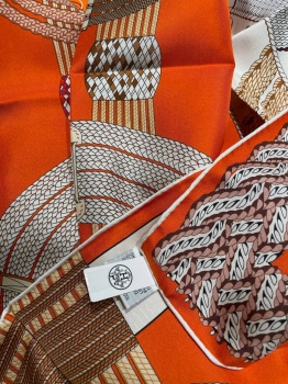 Платок  Hermes Артикул BMS-147251. Вид 3