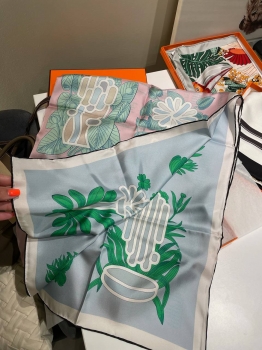 Платок  Hermes Артикул BMS-147248. Вид 5