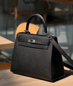 Сумка женская  Kelly, 25, PHW Epsom leather Hermes Артикул BMS-147268. Вид 3