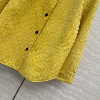 Кожаная рубашка Bottega Veneta Артикул BMS-147366. Вид 4