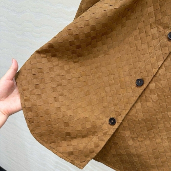 Кожаная рубашка Bottega Veneta Артикул BMS-147365. Вид 2