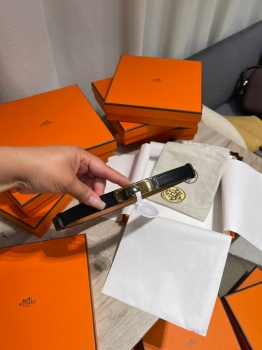 Ремень женский Kelly 18  Duo Belt Hermes Артикул BMS-147660. Вид 1
