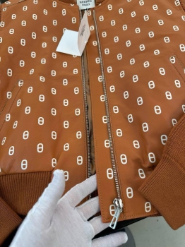 Кожаная куртка Hermes Артикул BMS-147699. Вид 3