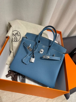 Сумка женская  Birkin 25, Togo, РHW Hermes Артикул BMS-147722. Вид 1